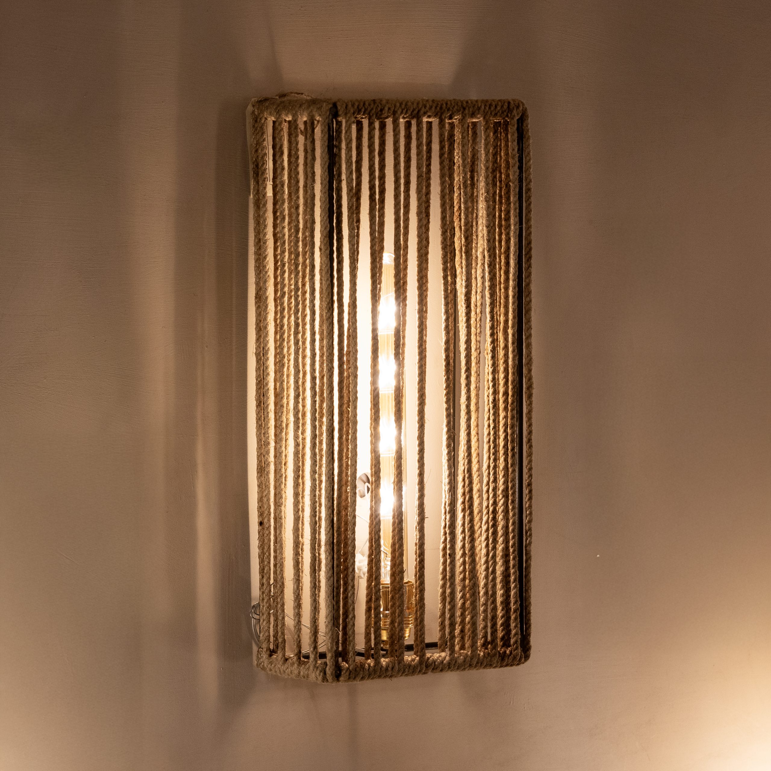 aplic 20×40 corda Aplic de paret amb corda