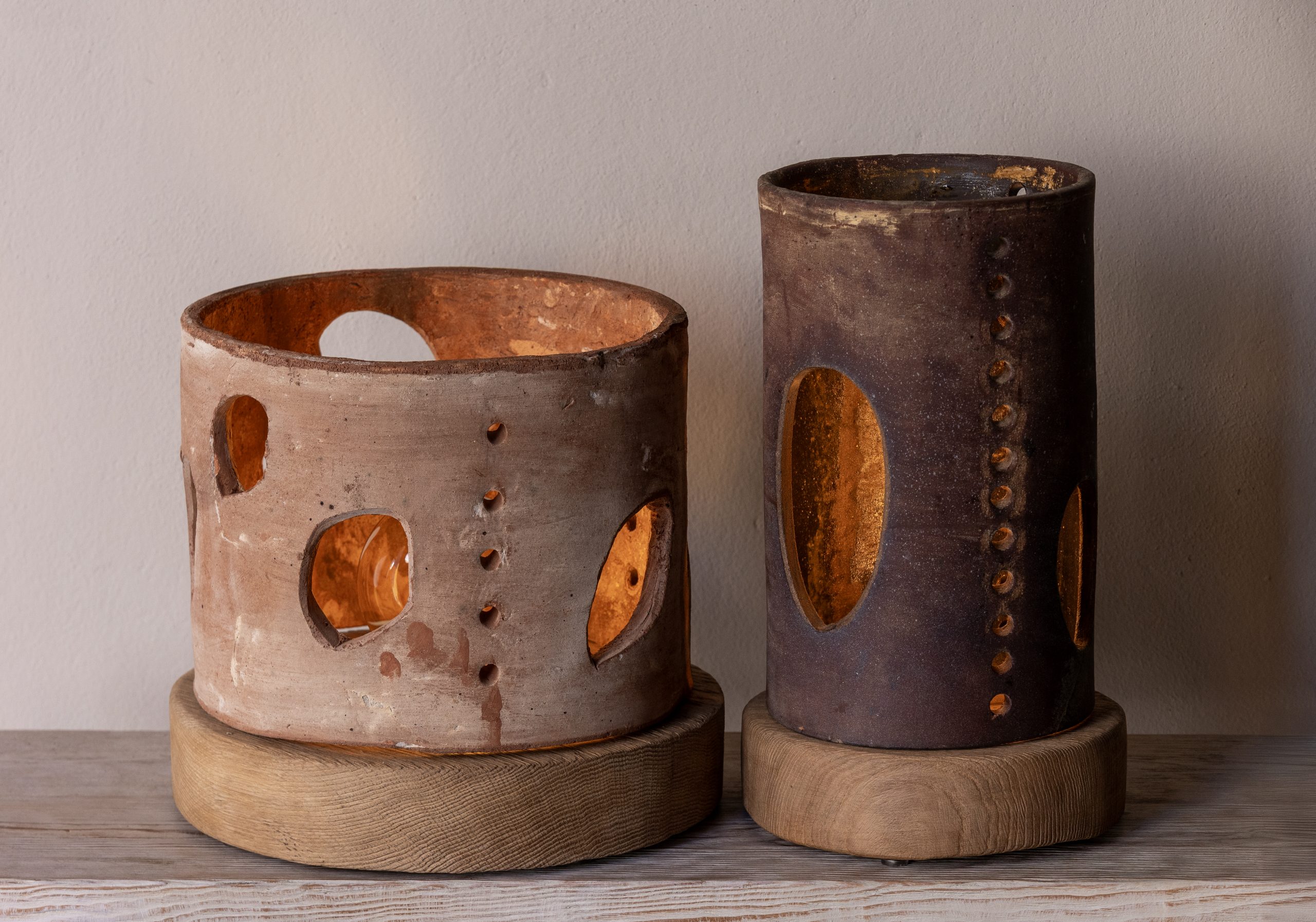 conjunt lampara de taula refrectari Làmpada refractari