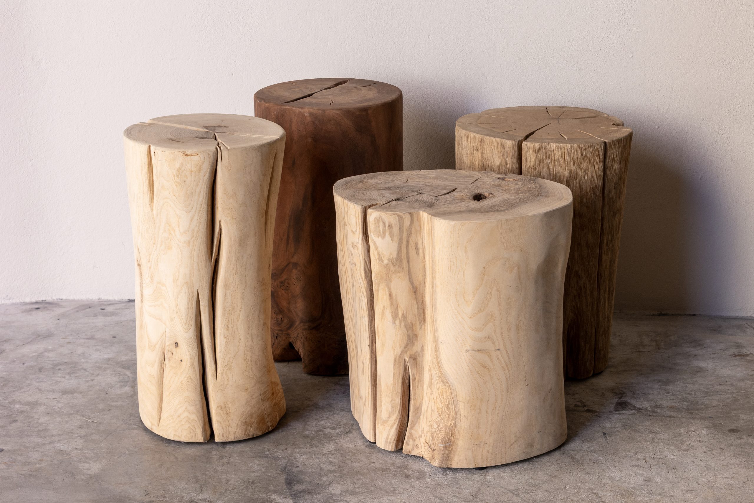 pilona reixe-roure-noguera conjunt Pilona de fusta